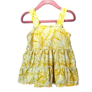 Burt’s Bees Girl’s Yellow Tropical Top 100% Organic Cotton Size 3T